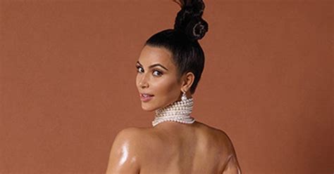 Kim Kardashian Naked Butt Paper Magazine Cover