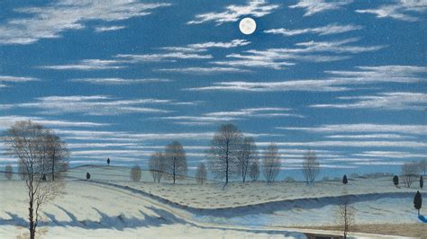 Winter Scene in Moonlight | Tangerine Development