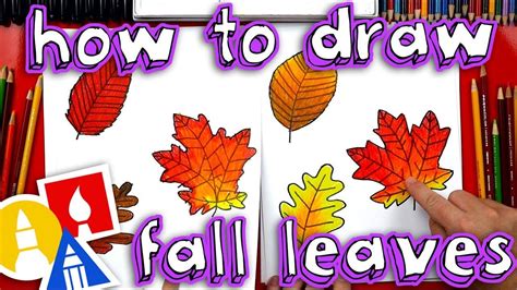 How To Draw Fall Leaves Art For Kids Hub Autumn Leaves Art Autumn