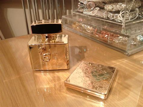 Gucci Gold Beautiful Perfume Perfume Perfume Bottles