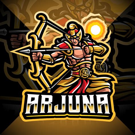 Arjuna Archer Esport Mascot Logo Design By Visink Thehungryjpeg