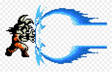 Beyond the epic battles, experience life in the dragon ball z world as you fight, fish, eat, and train with goku, gohan, vegeta and others. Dragon Ball-z - Kamehameha 8 Bit Clipart (#1060483) - PinClipart