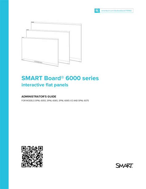 Pdf Smart Board® 6000 Series Interactive Flat Panels Dokumentips