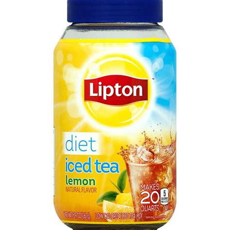 Lipton Diet Iced Tea Mix Lemon 59 Oz Makes 20 Quarts 3 Pack