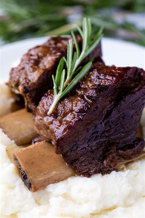 Easy Crockpot Recipe For Beef Short Ribs Beef Poster