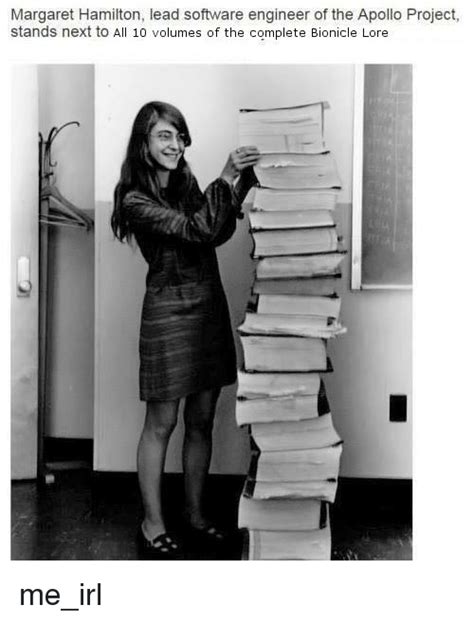 Margaret Hamilton Lead Software Engineer Of The Apollo Project