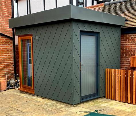 Zinc Clad Sauna Custom Outbuildings Under Permitted Development