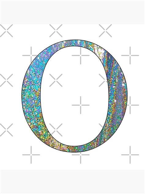 Holographic Omicron Letter O Poster By Artbysydsyd Redbubble
