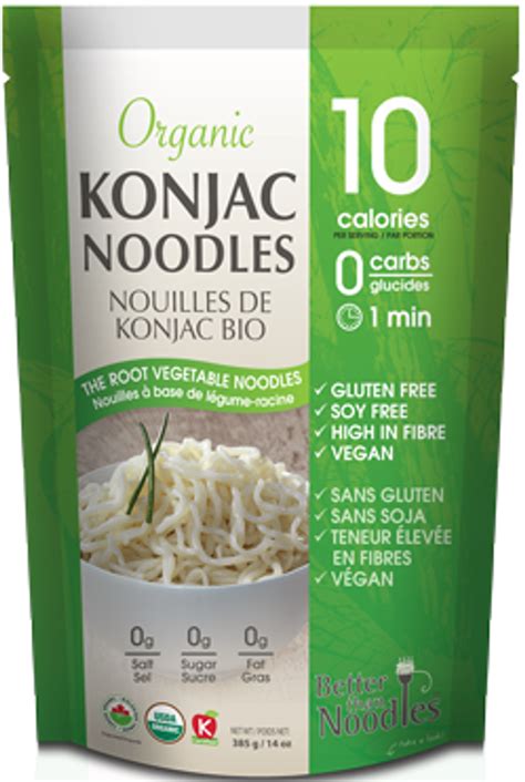 Konjac Organic Noodles 385 G Noah S Natural Foods