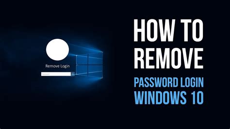 How To Disable Windows 10 Login Password And Lock Screenkako Ukloniti