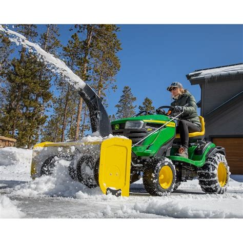 John Deere 44 In 100 Series Snow Blower In The Attachment Snow Blowers