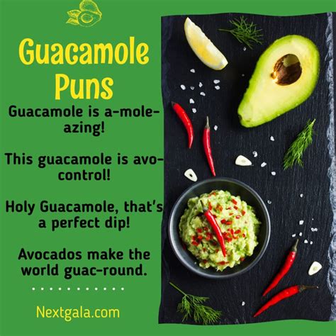 270 Hilarious Guacamole Puns To Satisfy Your Funny Bone