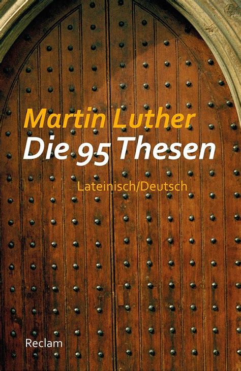 Die 95 Thesen Buch Von Martin Luther Versandkostenfrei Bei Weltbildde