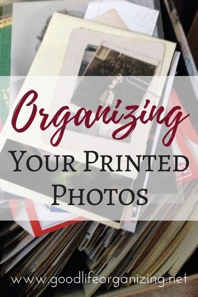 Organizing Your Printed Photos Picture Storage Photo Album Storage
