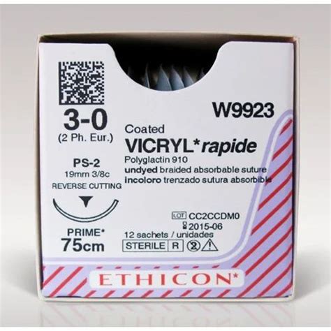 Ethicon Vicryl Rapide Suture At Rs 1024 Pack Sutures Id 20471370288