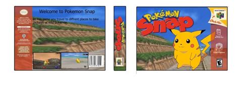 Pokemon Snap Nintendo 64 Box Art Cover By Alex Gozdecki