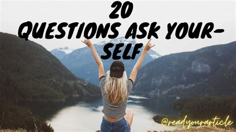 20 Questions Ask Your Self 20 Question Ask Your Self By Reader Club