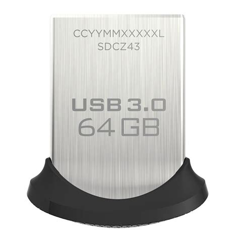 Sandisk Ultra Fit 64gb Usb 30 Flash Drive Sdcz43 064g Gam46 Buy