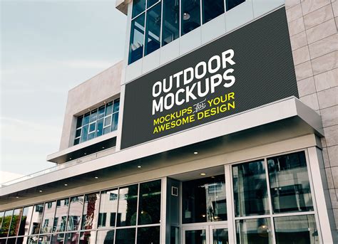 Free Outdoor Advertising Building Branding Billboard Mockup Psd Good