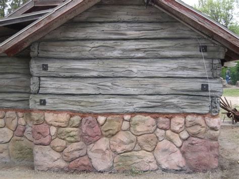 Synthetic Rock Siding Faux Exterior Wood Panels Get In