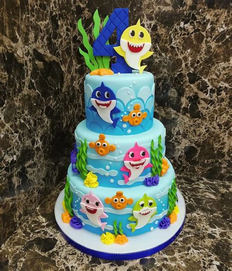 15 Adorable Baby Shark Birthday Cake Ideas Theyre So Cute