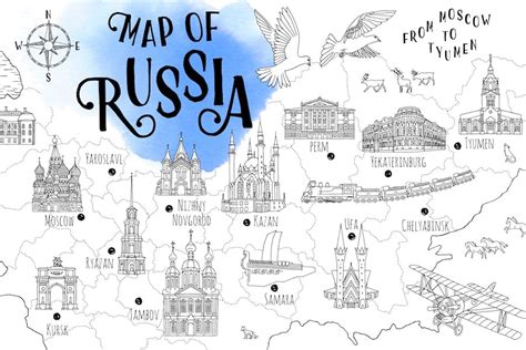 Mapa Da Rússia Gráficos Envato Elements