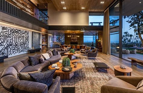 Gorgeous Living Room In A New Luxury Modern Mansion In Pacific