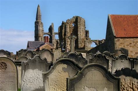 Whitby Abbey And Gravestones In St © Duncan Mcnaught Cc By Sa20