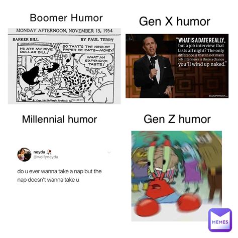 Boomer Humor Gen X Humor Millennial Humor Gen Z Humor Zoloft Memes