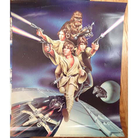 Star Wars 3 Rare Posters 1978 George Lucas Art By Ken