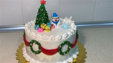 Tort Tayyorlash Va Bezatish Qaymoqli Tort Новогодний торт Сливочний торт Youtube