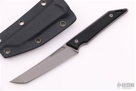 Goliath Pocket Fixed Blade Cpm 20cv Steel Black G10 Handle W