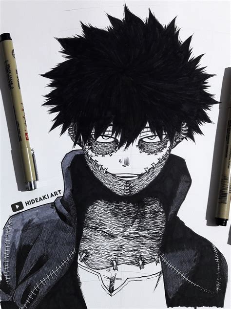 How To Draw Dabi My Hero Academia At How To Draw