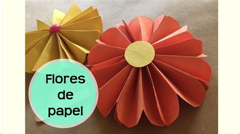 Cómo Hacer Flores De Papel Flor De Origami Youtube