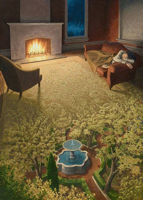 More Mind Blowing Optical Illusion Painting By Rob Gonsalves Design Swan
