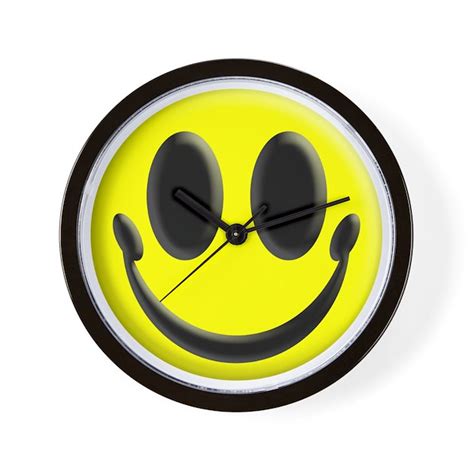 Smiley Face Wall Clock By 3dsmileyface