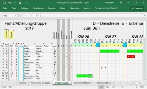 Kostenlose excel urlaubsplaner vorlagen 2021 4. Urlaubsliste Vorlage Süß Add In World Smarttools ...