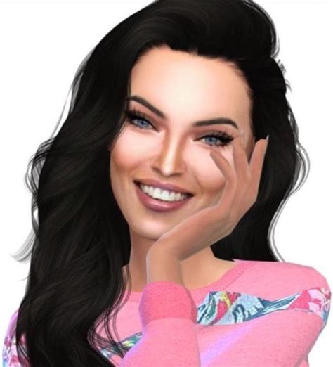 The Sims 4 Megan Fox Sims Hair Sims 4 Sims Cc