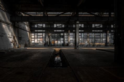 Industrial Interior Of An Old Factory — Stock Photo © Svedoliver 32253947