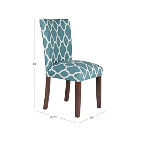 Homepop Parsons Classic Upholstered Accent Dining Chair Set Of 2 Teal