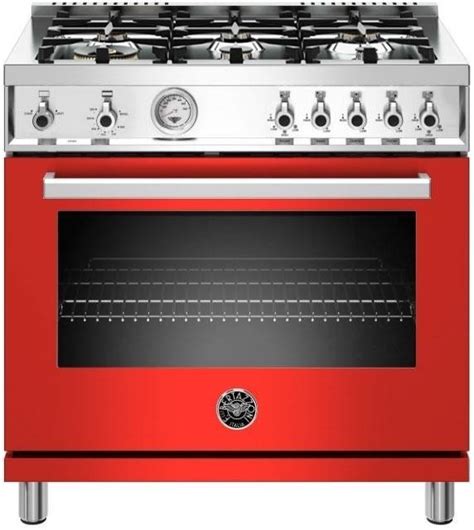 What kind of stainless steel appliances do bertazzoni use? Bertazzoni Professional 36" Freestanding Natural Gas Range ...