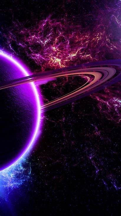 Space Phone Future Purple Outer Sky Wallpapers