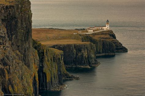 Download Wallpaper Neist Point Lighthouse Ramasaig Scotland Gb Free