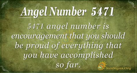Angel Number 5471 Meaning Change Is Always Good Sunsignsorg