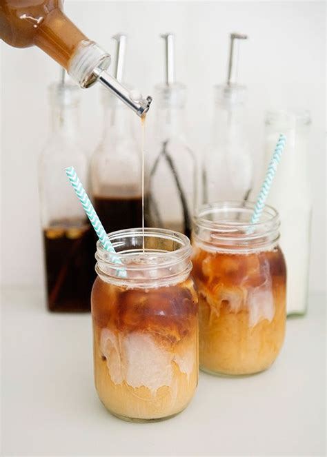 Diy Iced Coffee Bar Homemade Flavored Coffee Syrups That Make Your