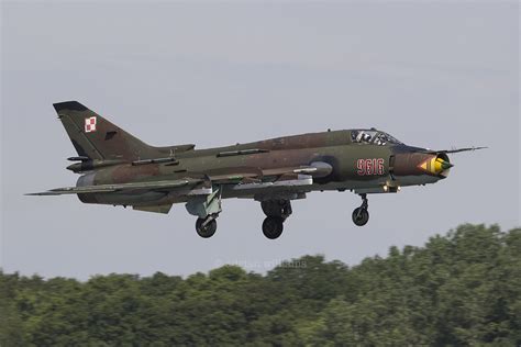 Polish Air Force Sukhoi Su 22 Fitter Red 9616 Riat 2014 Adrian