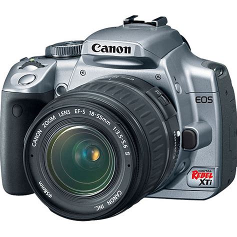 Canon Eos Digital Rebel Xti Digital Camera Kit Silver 1239b001