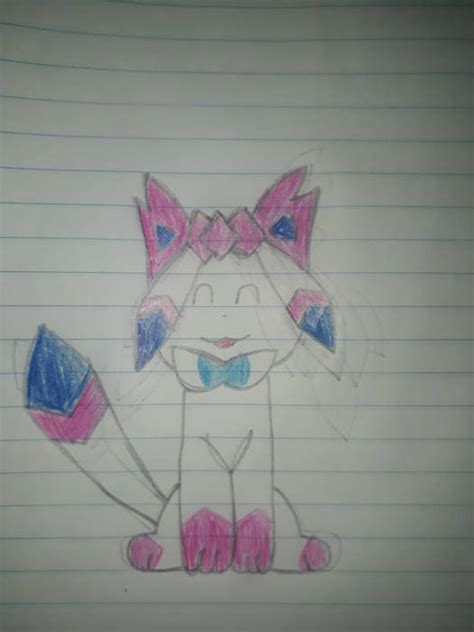 Sylceon Drawn By Aurtherg Blank Template Imgflip