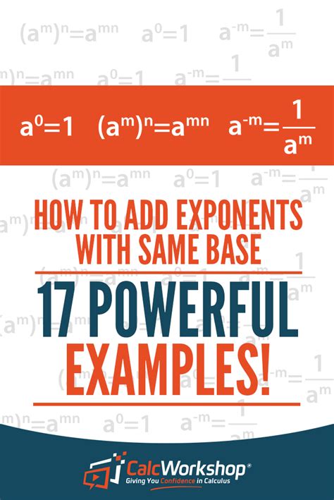 Adding Exponents With Same Base 17 Powerful Examples