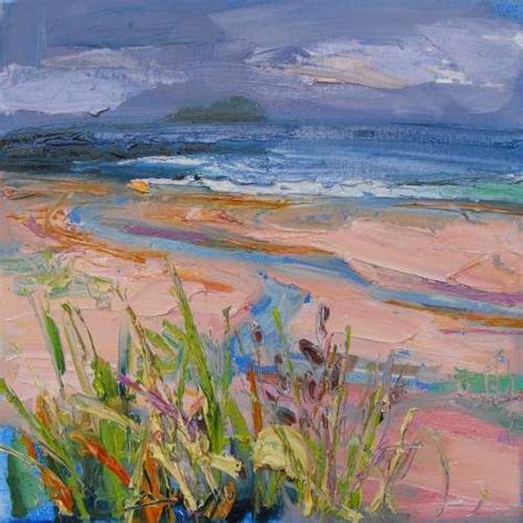 Rain And Wind North Berwick By Judith I Bridgland Landscape Art Art